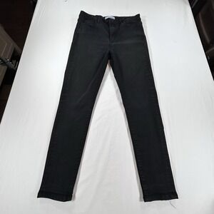 Vervet Los Angeles Sz 29 Skinny Jeans Dark Wash Black Stretch Denim Mid Rise